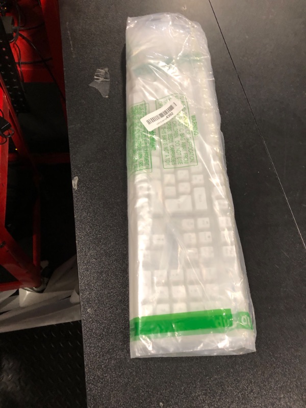 Photo 1 of RedThunder K10 Wireless Gaming Keyboard and Mouse Combo, RGB Backlit Rechargeable 3800mAh Battery, Mechanical Feel Anti-ghosting Keyboard with Pudding Keycaps + 7D 3200DPI Mice for PC Gamer (White)