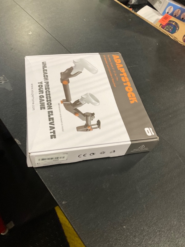 Photo 1 of VR Gunstock for Meta Quest 3 Controller Accessories Gun Stock for Quest 3S /Quest 2 FPS Gaming Customized Shape Sizes (Black)