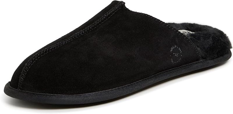 Photo 1 of ***USED***STOCK PHOTO ONLY REFERENCE***DEARFOAMS Men's Tasman Slipper, Black, size 8