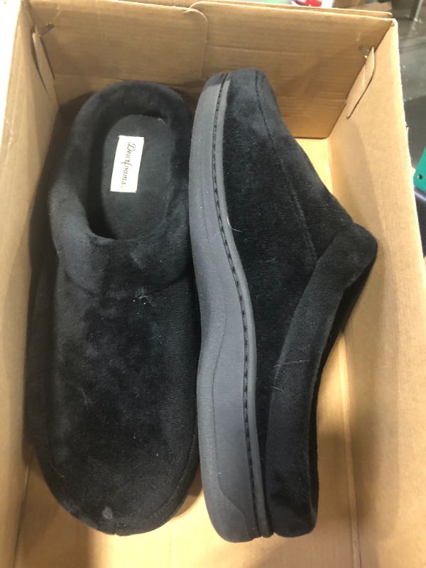 Photo 1 of ***USED***STOCK PHOTO ONLY REFERENCE***DEARFOAMS Men's Tasman Slipper, Black, size 8