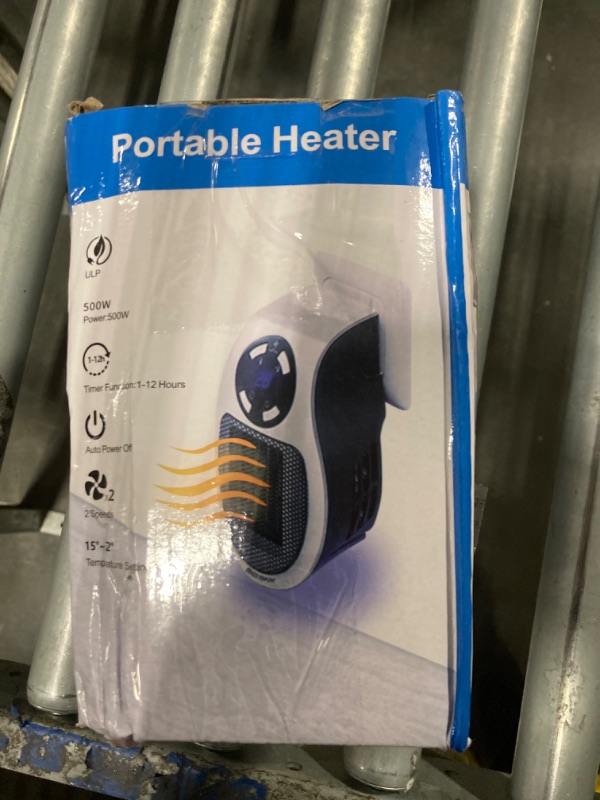 Elon Musk Ultra Air Heater, Plug in Heater 500W, Space Heaters for