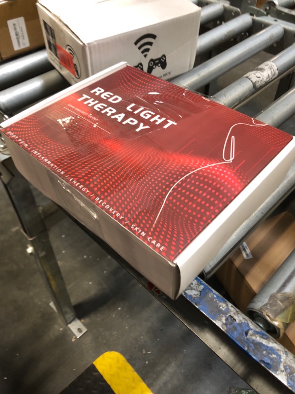 Photo 1 of Red Light Therapy Infrared Light Therapy Wrap Belt for Body Pain Relief Wearable Large Pad for Waist Back Stomach Muscle Repair, Decrease Inflammation, Speed Healing LED 660nm&850nm with Controller