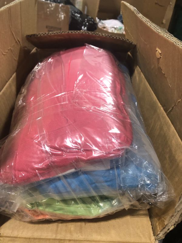 Photo 1 of ***USED***Rasugarlary Decorative Outdoor Pillow, 4 Pack Chaise Lounge Headrest Pillows Pool Lounge Chair Pillows with Strap Recliner Pillow for Patio Garden Beach Balcony(Blue, Green, Brick Red, Orange)…