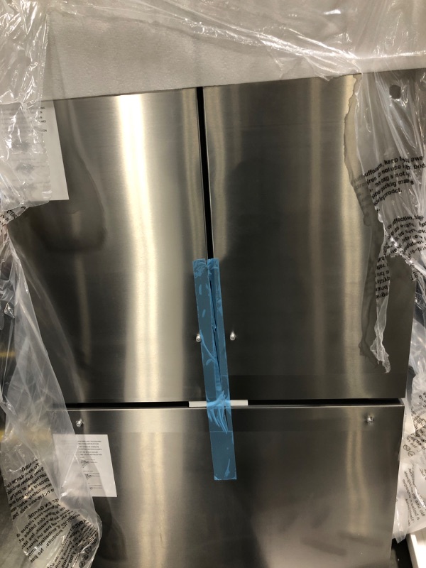 Photo 1 of Kenmore 46-75515 Counter-Depth French Door Refrigerator/Freezer with Fingerprint-Resistant Stainless Steel, Ice Maker, Quiet and Energy Efficient Inverter Compressor, 36 Inch