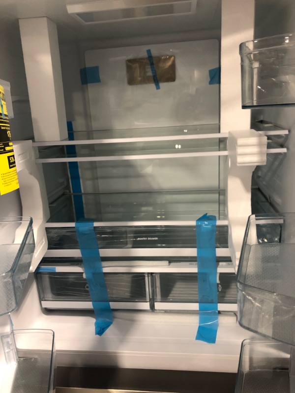 Photo 1 of Kenmore 46-75515 Counter-Depth French Door Refrigerator/Freezer with Fingerprint-Resistant Stainless Steel, Ice Maker, Quiet and Energy Efficient Inverter Compressor, 36 Inch