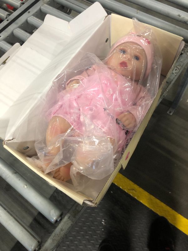 Photo 1 of ***ONLY DOLL*** JIZHI Lifelike Reborn Baby Dolls - 20-Inch Cute Realistic Newborn Baby Doll Soft Cloth Body Real Life Baby Dolls Girl with Gift Box for Kids Age 3+ & Collection