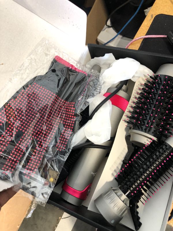 Photo 3 of ***USED*** Hair Blow Dryer Brush, Salon Styler, Hot Air Hair Dryer and Volumizer Kit with Three Interchangeable Barrels | Replacement Parts Orderable