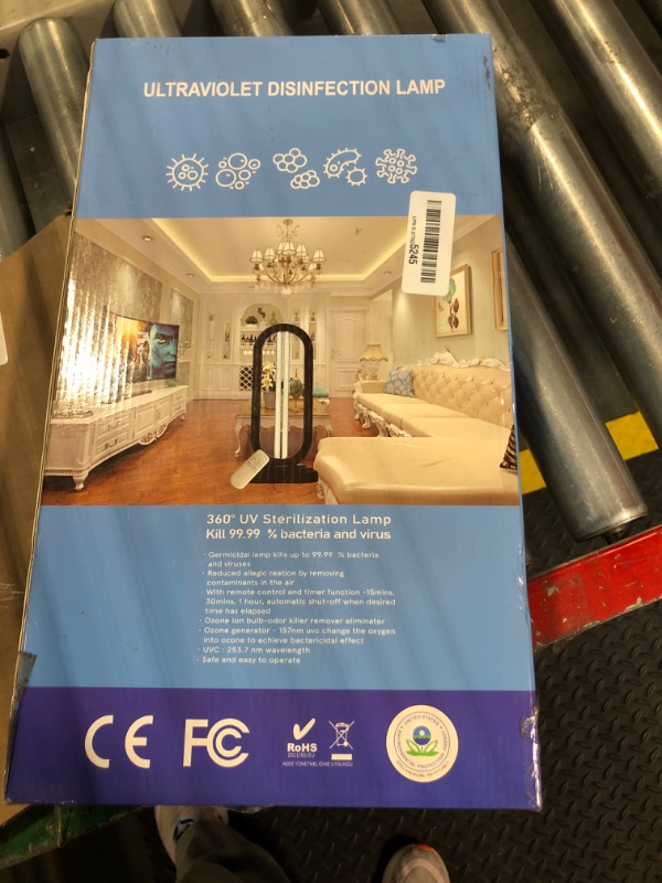 Photo 1 of Steril Air UV Lamp Halo Clean UV Light Lamp - Lumivyx Haloclean UVO254 UV Light, Ultraviolet Light for Home Use