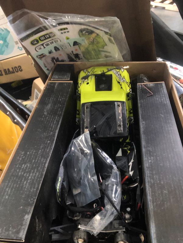 Photo 3 of ***USED**AMORIL 1/10 RTR Brushless Fast RC Cars for Adults,Max 50mph Hobby Electric Off-Road Monster Truck,Waterproof High Speed RC Car 4WD Remote Control Car with 3S Lipo,Green