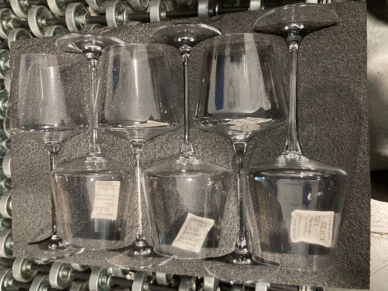 Photo 3 of ***USED***1 BROKEN STEM SEE PIC ***coccot Wine Glasses Set of 6,Crystal White Wine Glasses,Red Wine Glass Set,Long stem Wine Glasses,Clear Lead-Free Premium Blown Glassware (18.5oz,6 pack)