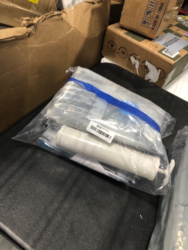 Photo 1 of Amazon Basics Vacuum Compression Space Saving Storage Bags with Hand Pump, Jumbo, Pack of 6, Clear