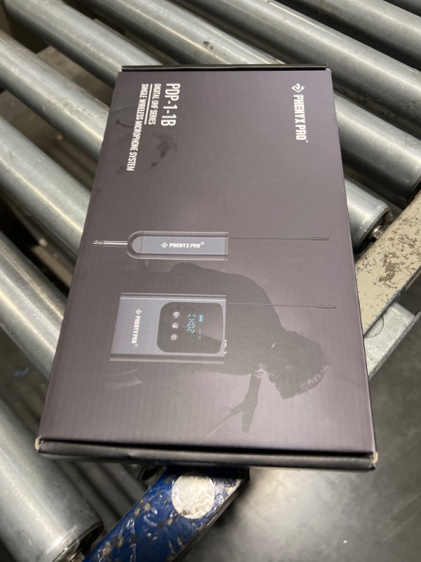 Photo 1 of Phenyx Pro Single Digital Wireless Microphone System, w/Mini Receiver, Bodypack Transmitter,15 Channels in 900MHz UHF Band, Headset/Lapel Microphone for Karaoke, Singer, Church, Wedding (PDP-1-1B)