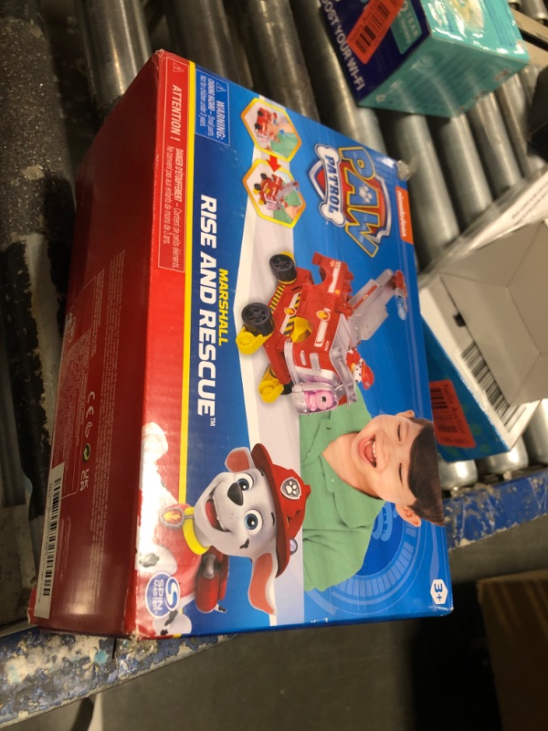 Photo 1 of Paw Patrol, Marshall Rise and Rescue Transforming Toy Car with Action Figures and Accessories, Kids Toys for Ages 3 and up