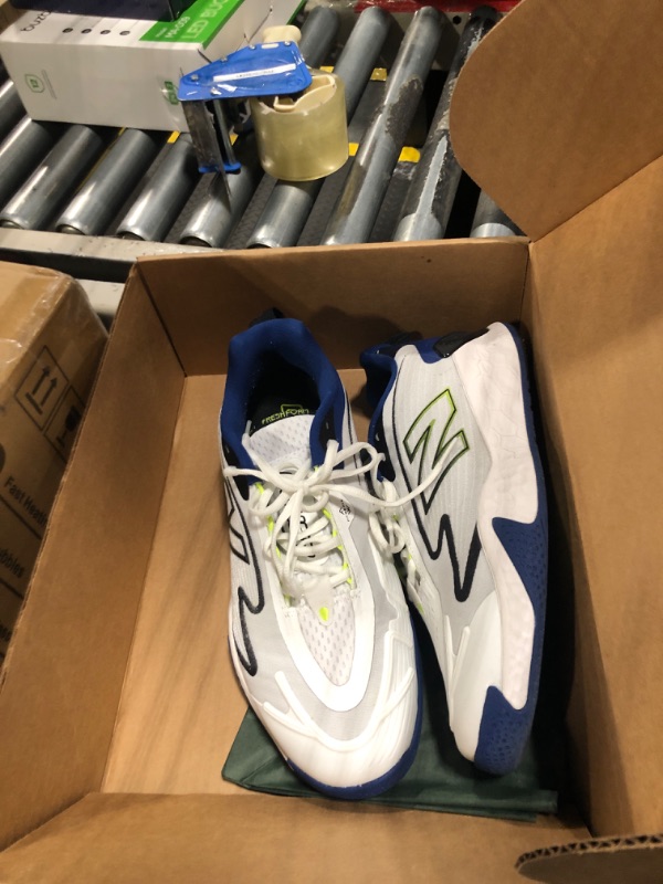 Photo 1 of New Balance Men's Fresh Foam X Ct-Rally Tennis Shoe, White/Navy, 11 Wide