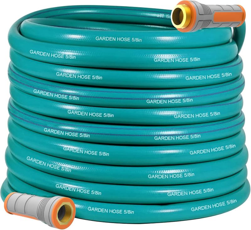 Photo 1 of AgiiMan Garden Hose Super Flexible Water Hose, 100ft x 5/8" Heavy Duty, Light Weight,