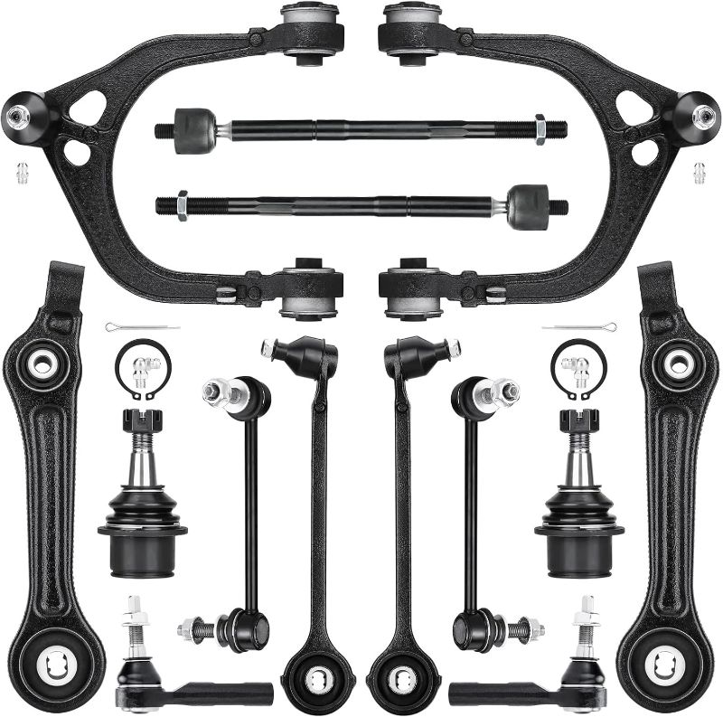 Photo 1 of 14PCS RWD Front Control Arms w/Ball Joints for Chrysler 300 Dodge Challenger Charger Sway Bars Tie Rods Suspension Kit - K620177 K620178 K620258 K620257 K010534 K80823 K80822 K80996