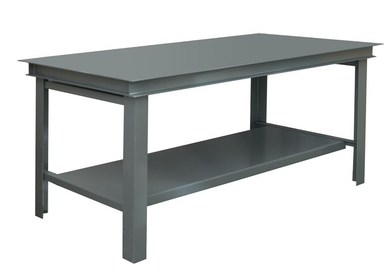 Photo 1 of ***heavy item, over 300 lbs. Similar item.*** unknown brand metal working bench grey hwb3672  72x 44 x 38