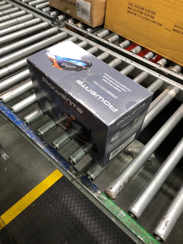 Photo 1 of Rowenta Iron, Steam Force Pro Steam Iron for Clothes 1850 watts, 5 presets Smart Screen, Stainless Steel Soleplate, Powerful Steam Boost, High-Efficiency Handheld Ironing, Black Copper, DW9580