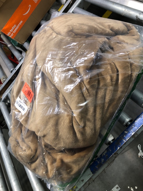 Photo 1 of Bedsure Fleece Blanket Queen Blanket Camel - Bed Blanket Soft Lightweight Plush Fuzzy Cozy Luxury Microfiber
