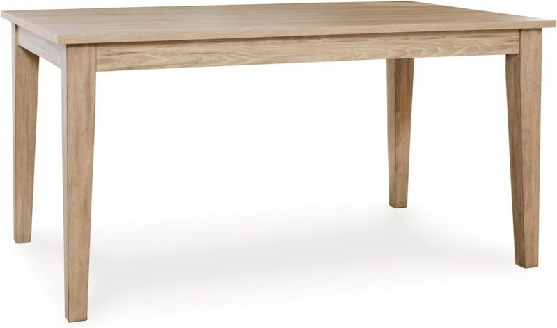 Photo 1 of ***color different*** Signature Design by Ashley Gleanville Contemporary Dining Table, Brown
