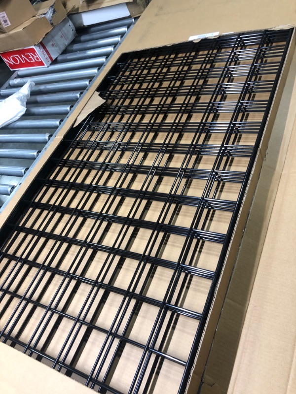 Photo 2 of ***looks new***NEESEEYEE Commercial Grade Gridwall Panels – Heavy Duty Grid Panel for Any Retail Display, 2’ Width x 6’ Height, 4 Gridwall Panels Per Carton (Black Finish)