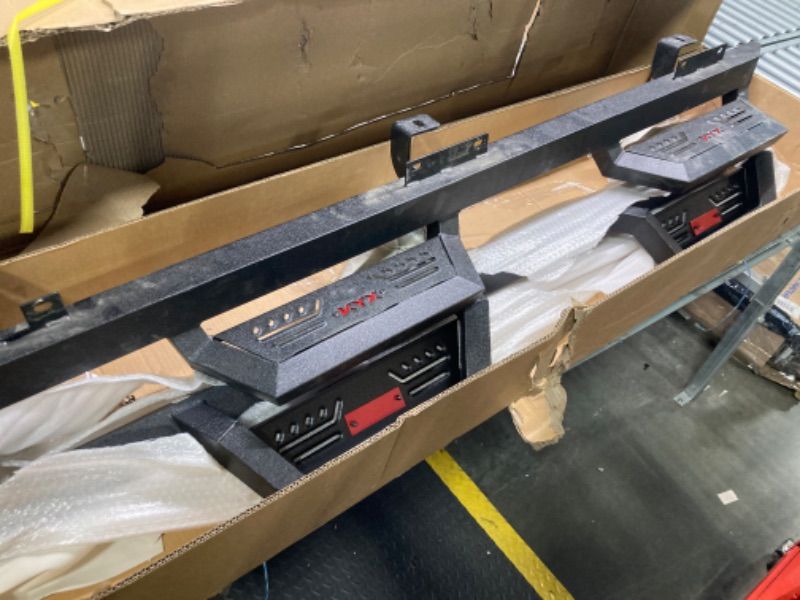 Photo 2 of ***used, may be same item, no hardware*** KYX Running Boards Fit for Jeep Wrangler JL 4 Door 2018-2023 (Exclude 2018 JK) Drop Side Steps Nerf Bars Truck Boards Step Rail 6 inch