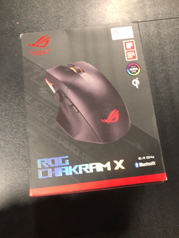 Photo 2 of ASUS ROG Harpe Ace Extreme Wireless Gaming Mouse, Carbon Fiber Build, 47g Lightweight, AimPoint Pro 42K Optical Sensor, Optical Micro Switches, ROG Polling Rate Booster, Esports & FPS Gaming, Black