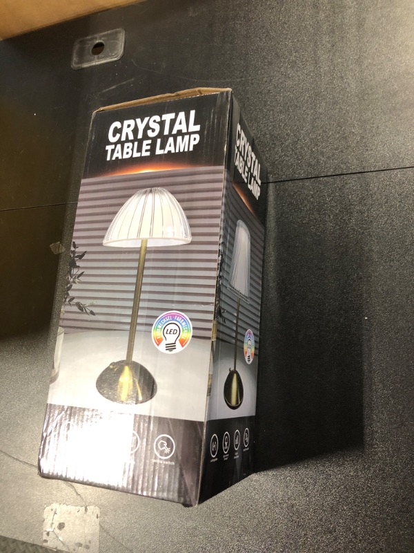 Photo 1 of JHPGEOE Cordless Metal Desk Lamp, Touch Sensor Control LED Table Lamp,3 Color Stepless Dimmable Battery Powered Lamp,Night Light for Kids Nursery,Bedroom/Desk/Cafe (Light Gold)