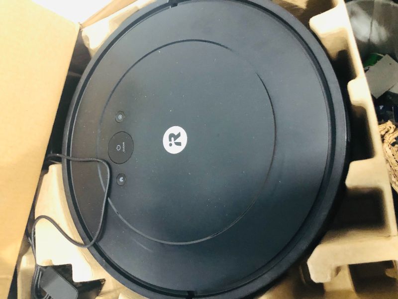 Photo 7 of ***uSED**iRobot Roomba Combo Robot Vacuum & Mop (Y0110) - Easy to use, Power-Lifting Suction, Vacuums and mops, Multi-Surface Cleaning, Smart Navigation Cleans in Neat Rows, Self-Charging, Alexa