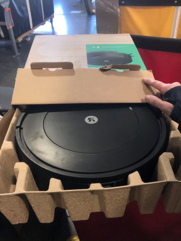 Photo 4 of ***uSED**iRobot Roomba Combo Robot Vacuum & Mop (Y0110) - Easy to use, Power-Lifting Suction, Vacuums and mops, Multi-Surface Cleaning, Smart Navigation Cleans in Neat Rows, Self-Charging, Alexa