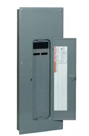 Photo 1 of QO 200 Amp 54-Space 64-Circuit Indoor Main Breaker Plug-On Neutral Load Center with Cover
