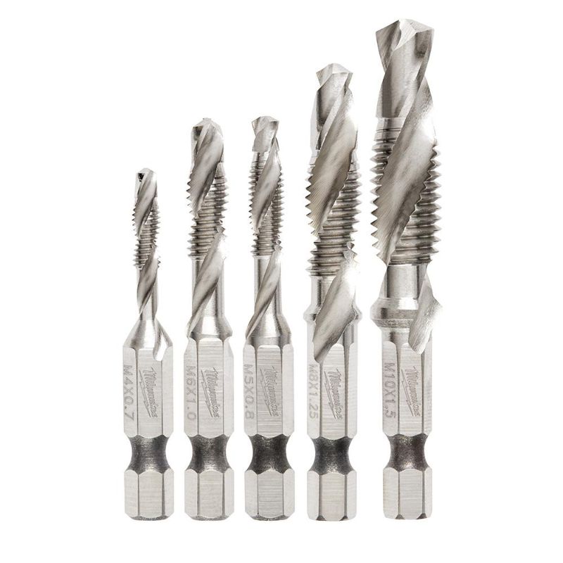 Photo 1 of SHOCKWAVE Metric Steel Drill Tap Set (5-Piece)
