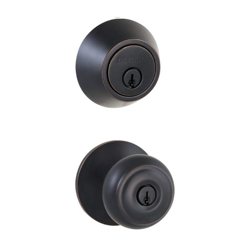 Photo 1 of Hartford Aged Bronze Combo Pack with Single Cylinder Deadbolt
