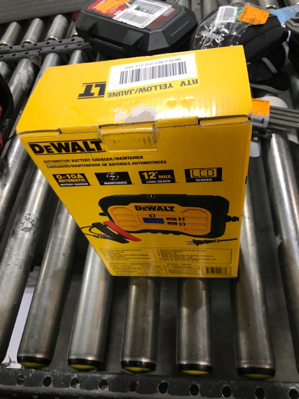 Photo 3 of DeWalt DXAEC10 Professional 10 Amp Battery Charger, Battery Maintainer, Battery Trickle Charger