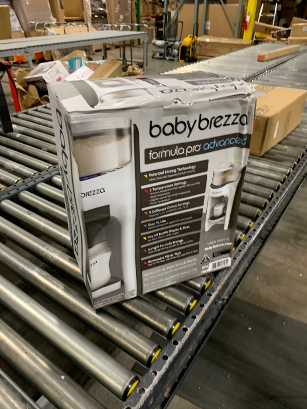 Photo 3 of Baby Brezza New and Improved Formula Pro Advanced Formula Dispenser Machine - Automatically Mix a Warm Formula Bottle Instantly - Easily Make Bottle with Automatic Powder Blending, White Base White