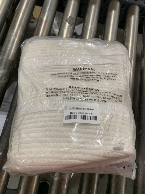 OIAHOMY 75L Large Blanket Basket, Woven Blanket Storage Basket with