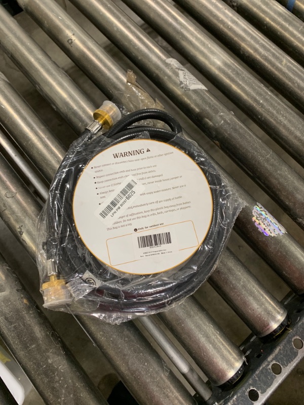 SHINESTAR 5 FT Propane Splitter Hose 2 Way with Shut Off Valve, Propane