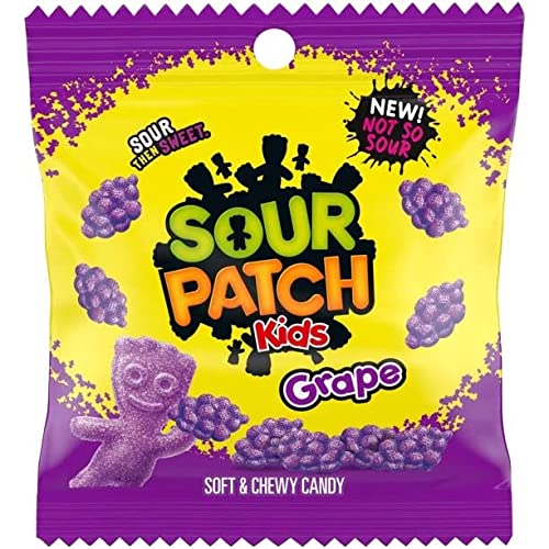 Photo 1 of 2 pack SOUR PATCH KIDS Grape Soft & Chewy Candy 3.58 Oz