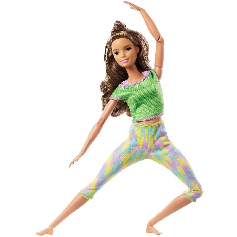 Photo 1 of Barbie Light Brown Hair Made to Move Doll Flexible Yoga Doll
