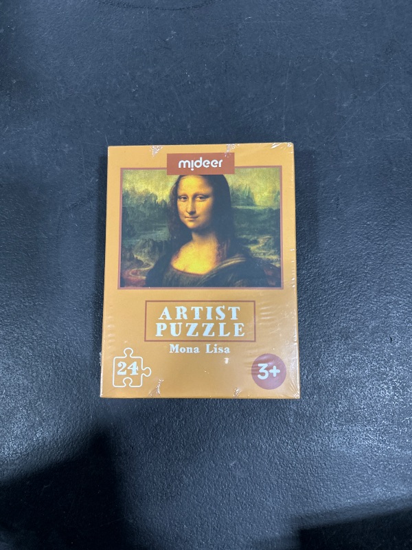 Photo 2 of YOGEON 24 Pieces Da Vinci Mona Lisa Puzzle, Toddler Artist Puzzles for Kids Ages 3-5,4-6 Easy-an Intellectual Decompression Entertainment Game and Preschool Educational Learning Toys