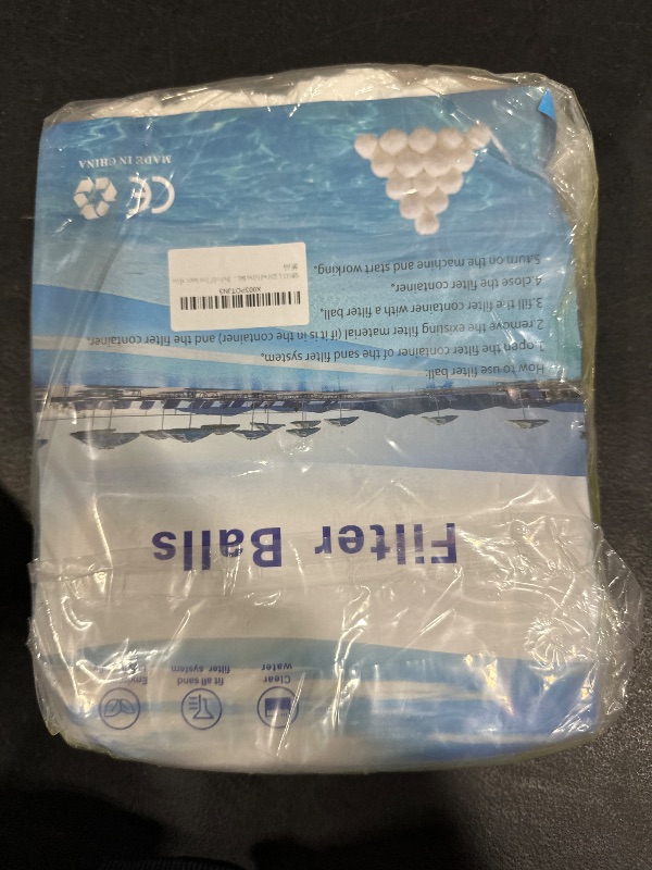 Photo 1 of 1.5Lb Pool Filter Balls Pool Filter Media for Swimming Pool Sand Filters (Equals 50 lbs Pool Filter Sand)