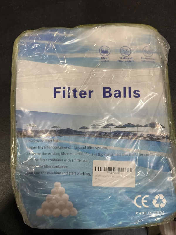 Photo 2 of 1.5Lb Pool Filter Balls Pool Filter Media for Swimming Pool Sand Filters (Equals 50 lbs Pool Filter Sand)