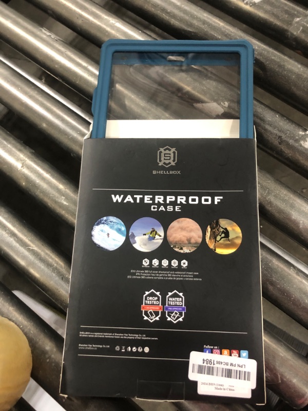 Photo 1 of MRUOZRUI iPad 9th 8th 7th Generation Case Waterproof, Full Body Protective Shockproof Case with Built-in Screen Protector, Pencil Holder, Stand, Shoulder Strap for iPad 9th 8th 7th Gen 10.2 inch Teal