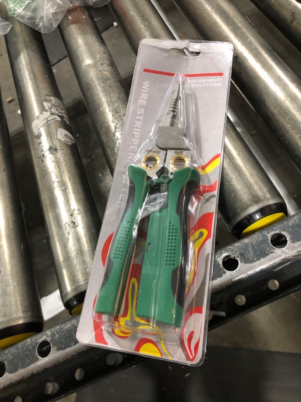 Photo 2 of GADO Wire Stripper Twister with Electricity Measurement Function 8in1 Wire Stripping Pliers for Cutting and Pulling Wires Cable Scissors for Scraping and Pressing Wires with Voltage Test