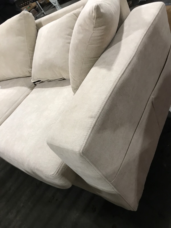 YITAHOME 60" Sofa, Comfy Upholstered Sofa Couch with Extra Deep Seats