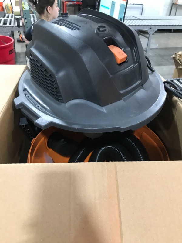 Photo 2 of 12 Gallon 5.0 Peak HP NXT Shop Vac Wet Dry Vacuum with General Debris Filter, Locking Hose and Accessory Attachments
