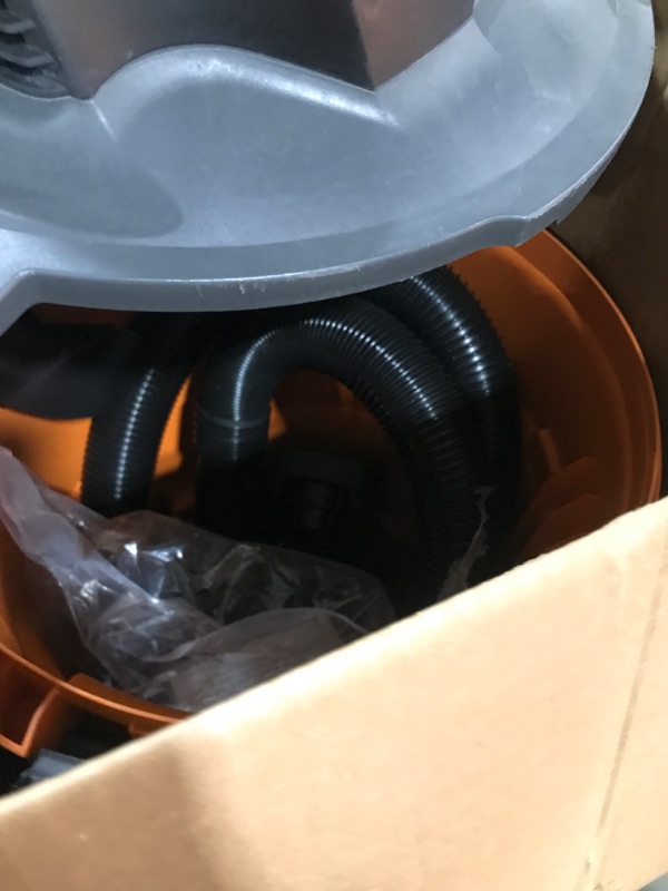 Photo 3 of 12 Gallon 5.0 Peak HP NXT Shop Vac Wet Dry Vacuum with General Debris Filter, Locking Hose and Accessory Attachments
