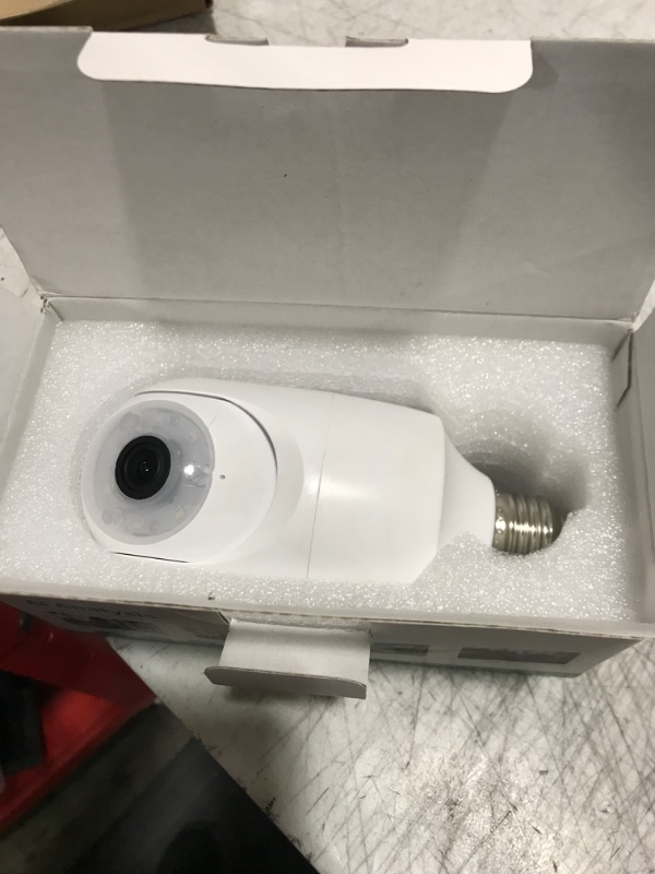 Photo 1 of AlkiVision 2K Light Bulb Security Cameras Wireless Outdoor - 2.4G Hz 360° Motion Detection, for Home Security Outside Indoor, Full-Color Night Vision, Auto Tracking, Siren Alarm, 24/7 Recording