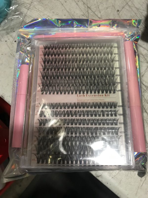 Photo 1 of [280pcs Newest] Natural Lash Clusters Kit: DIY Eyelash Extension Kit, Individual Lashes, Wispy Lash Clusters, Fluffy Clusters, Mink Lash Clusters, Volume Lash Set