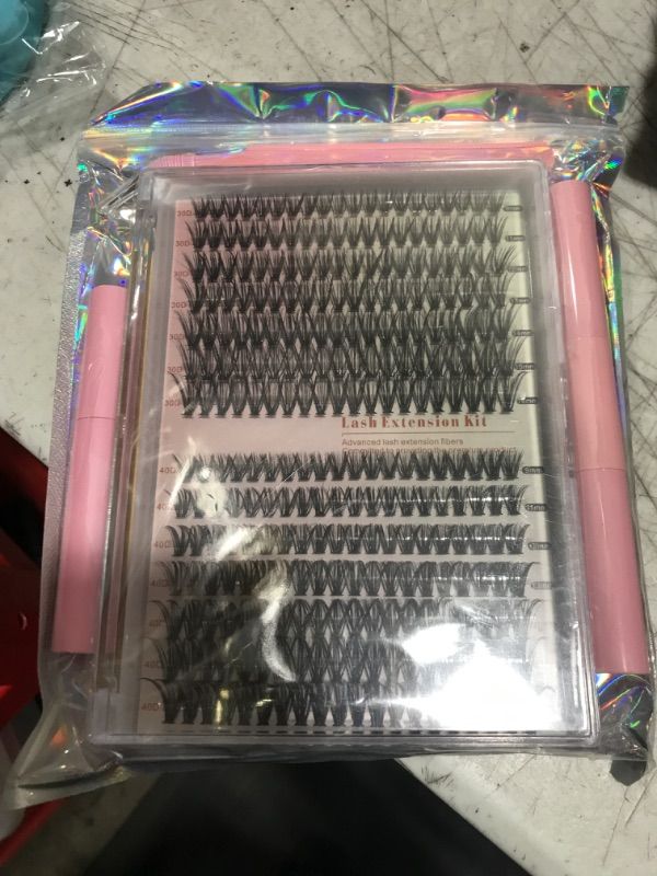 Photo 2 of [280pcs Newest] Natural Lash Clusters Kit: DIY Eyelash Extension Kit, Individual Lashes, Wispy Lash Clusters, Fluffy Clusters, Mink Lash Clusters, Volume Lash Set